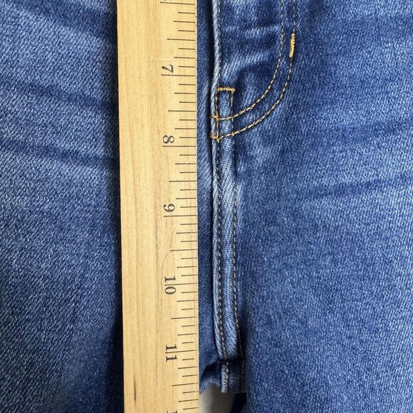 KanCan Jeans Women 11/29 Blue High Rise Flare Stretch Denim Medium Wash wide leg - Picture 5 of 10